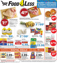Food 4 Less weekly ad Page 1