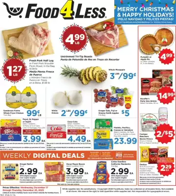 Food 4 Less weekly ad (valid until 26-12)