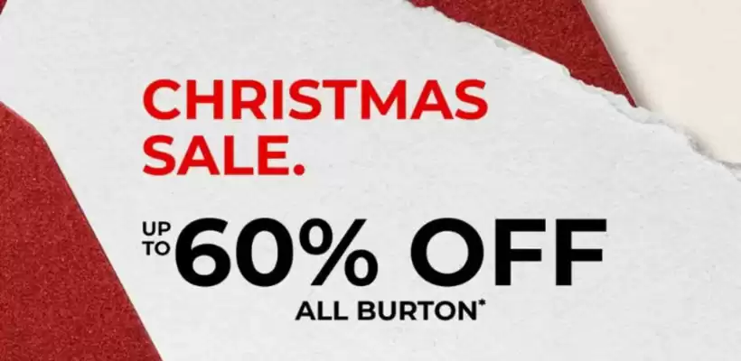 Burton leaflet (valid until 26-12)