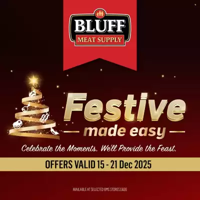 Bluff Meat Supply catalogue (valid until 21-12)