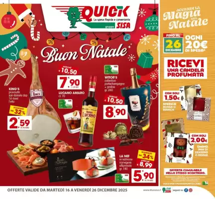 Volantino Quick Sisa (valido fino al 26-12)