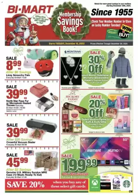 Bi-Mart weekly ad (valid until 30-12)