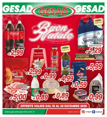 Volantino Gesad Supermercati (valido fino al 26-12)