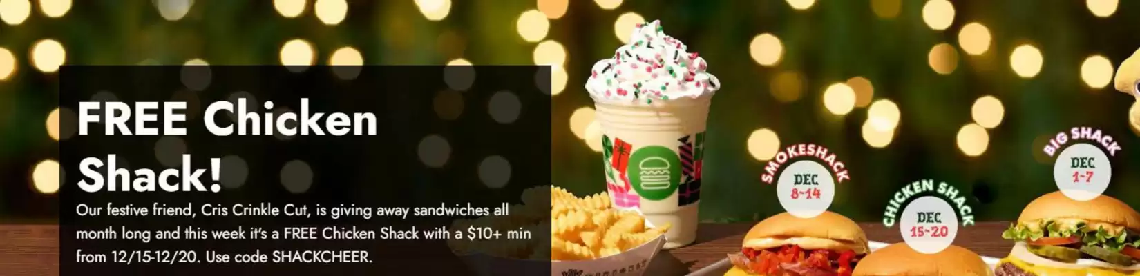 Shake Shack catalogue (valid until 20-12)