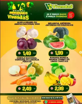 Catálogo Vivendas Supermercados (válido até 17-12)