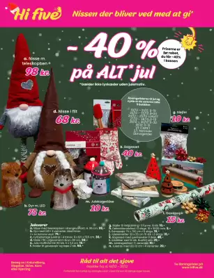 Hi five tilbudsavis (gælder indtil 1-01)