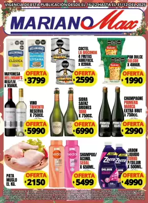 Catálogo Supermercados Mariano Max (válido hasta 31-12)