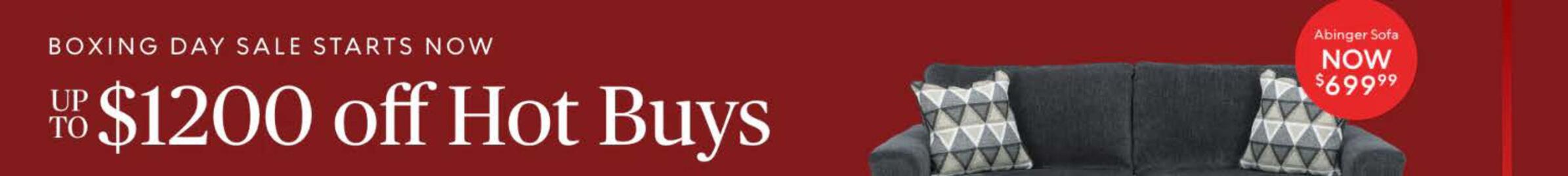 Ashley Furniture flyer week 51 Page 1