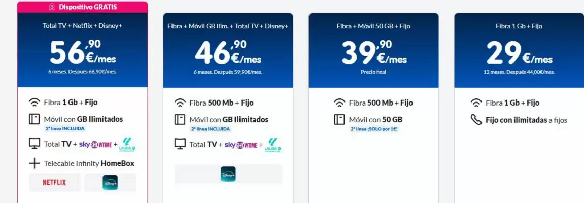 Catálogo Telecable (válido hasta el 29-12)