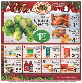 Country Grocer flyer week 51 Page 1