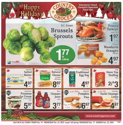 Country Grocer flyer (valid until 25-12)