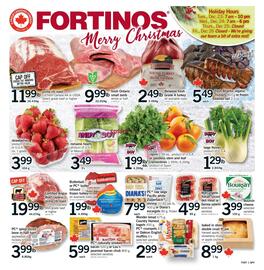 Fortinos flyer week 51 Page 1
