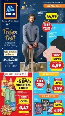 Hofer Flugblatt (gültig bis 25-12)