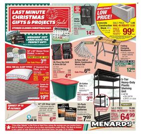Menards weekly ad Page 1