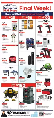 Lowe's weekly ad (valid until 25-12)