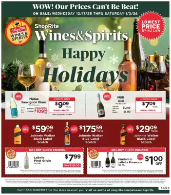 ShopRite flyer (valid until 4-01)