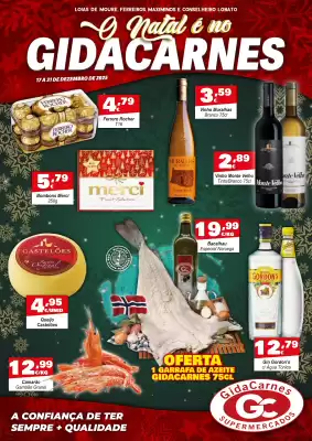Folheto GidaCarnes Supermercados (válido até 31-12)