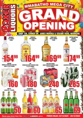 Boxer Liquors catalogue (valid until 28-12)