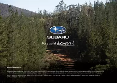 Subaru catalogue Page 11