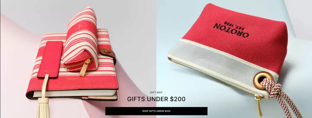 Oroton catalogue (valid until 4-01)