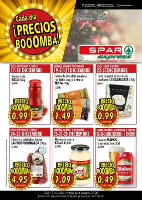 Folleto Spar Express (válido hasta el 1-01)