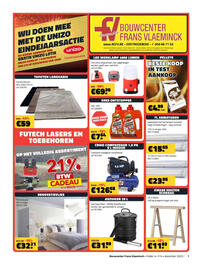 Bouwcenter Frans Vlaeminck folder Pagina 1
