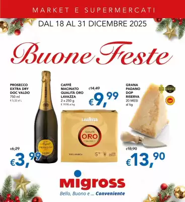 Volantino Migross Supermercati e Market (valido fino al 31-12)