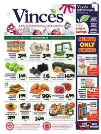 Vince's Market flyer Page 1