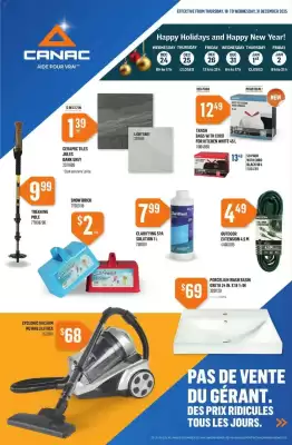Canac flyer (valid until 1-01)
