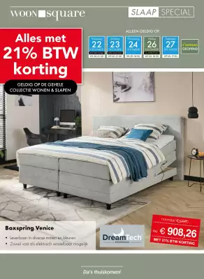 Woonsquare Slaapfolder (geldig t/m 27-12)