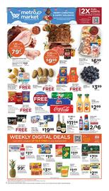 Metro Market weekly ad Page 1