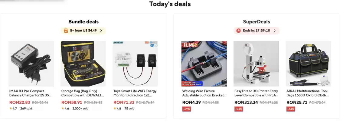 AliExpress akciós újság (érvényes eddig: 22-12)