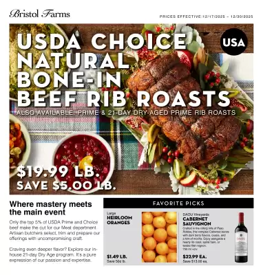 Bristol Farms weekly ad (valid until 1-01)