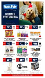Ren’s Pets Depot flyer week 51 Page 1