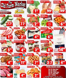 The Old Farm Market flyer week 51 Page 1