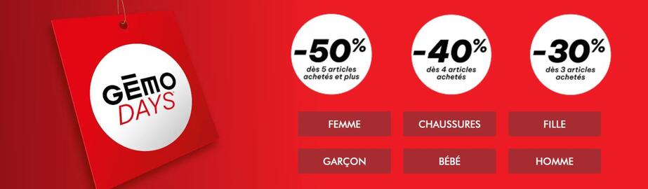 Catalogue Gémo page 1