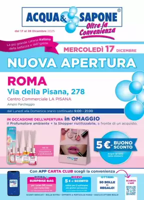 Volantino Acqua & Sapone