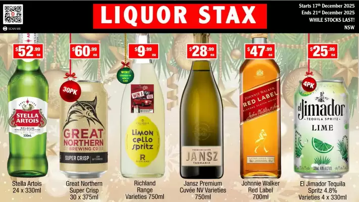 Liquor Stax catalogue (valid until 21-12)