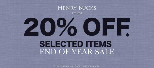 Henry Bucks catalogue Page 1