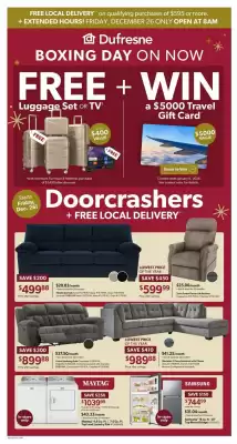 Dufresne flyer (valid until 6-01)