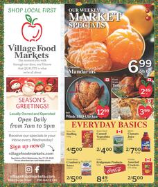 Village Food Markets flyer week 51 Page 1