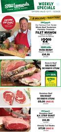 Stew Leonard's flyer week 51 Page 1