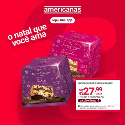 Encarte Lojas Americanas (válido até 21-12)