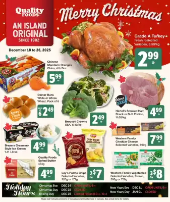 Quality Foods flyer (valid until 26-12)