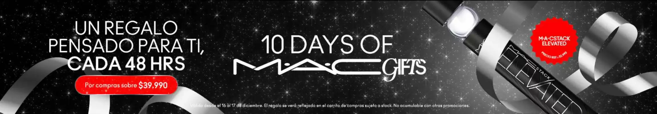Catálogo MAC Cosmetics (válido hasta 18-12)