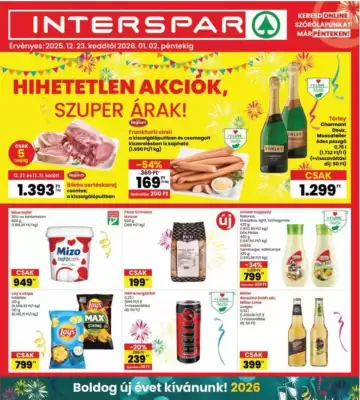 Interspar akciós újság (érvényes eddig: 2-01)