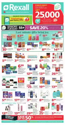 Rexall flyer (valid until 25-12)