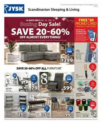 JYSK flyer (valid until 25-12)