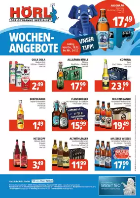 Hörl Getränke Prospekt (gültig bis 24-12)