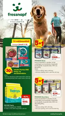 Fressnapf akciós újság (érvényes eddig: 14-01)